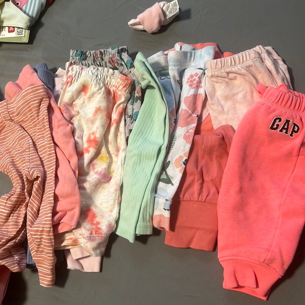 6-9m baby girl pants from target and gap